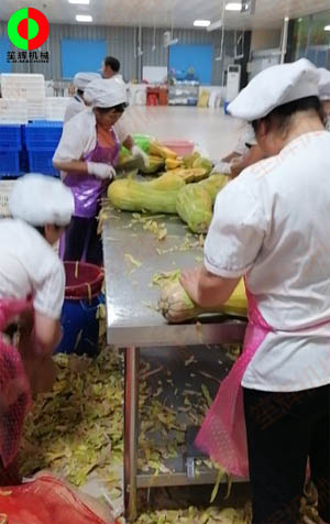 工程售后團(tuán)隊(duì)現(xiàn)場(chǎng)考察江西客戶生產(chǎn)現(xiàn)場(chǎng),提供整套瓜果加工設(shè)備方案！