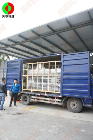 果蔬清洗等食品加工設備發往山東客戶！