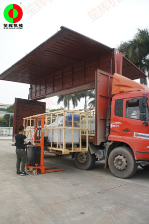 蔬果清洗加工機械現貨交付,按約期裝車發貨！