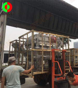 蔬果清洗加工設備按期生產完成，裝車發貨交付客戶！