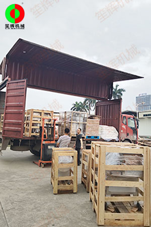 一批蔬果切割加工設備交付山東客戶！